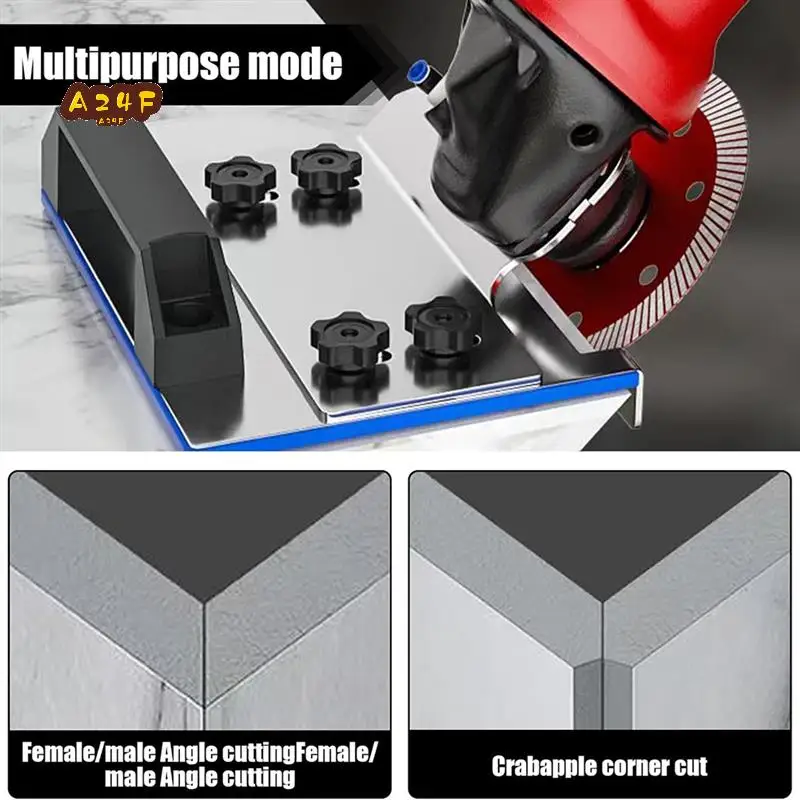 

A24F-Angle Grinder Stand For Tile 45° Grinder Chamfering Tool,Angle Grinder Tool For 100-Type Angle Cutting Stone