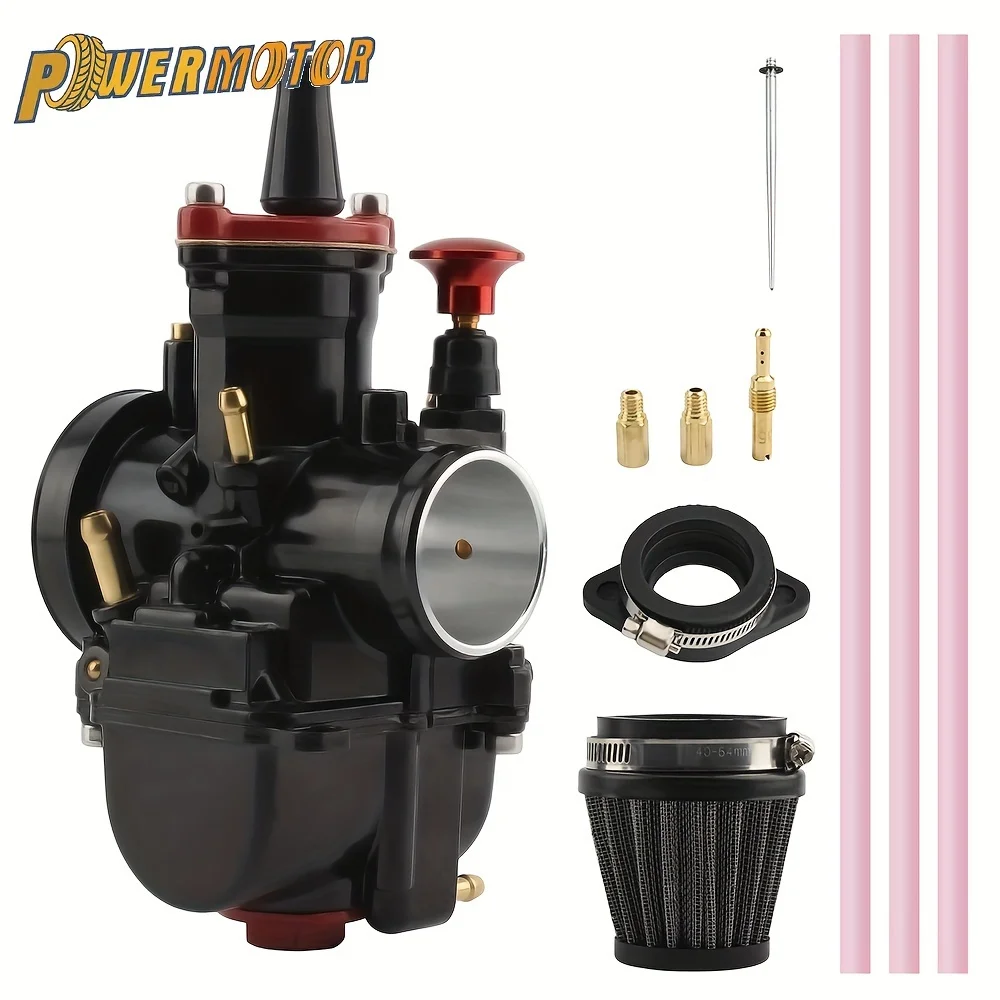 For Keihin PWK Motorcycle Carburetor 28mm 30mm for KTM Honda Kawasaki Yamaha Universal Set Dirt Bike Enduro Motocross Tuning