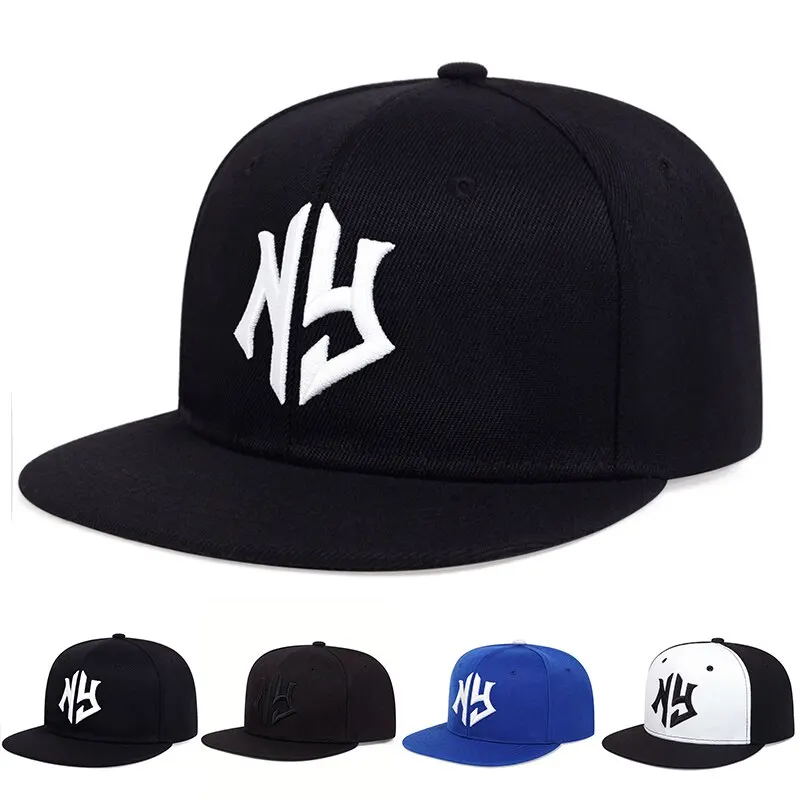 Unisex NG Letter Embroidery Hip-hop Hats Outdoor Adjustable Casual Baseball Caps Sunscreen Hat