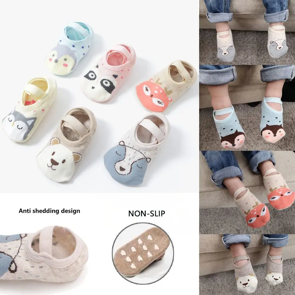 

2022 Fashion Newborn Anti-slip Toddler Warm Baby Socks Infant Crib Shoes First Walkers Booties Cotton Floor Socks