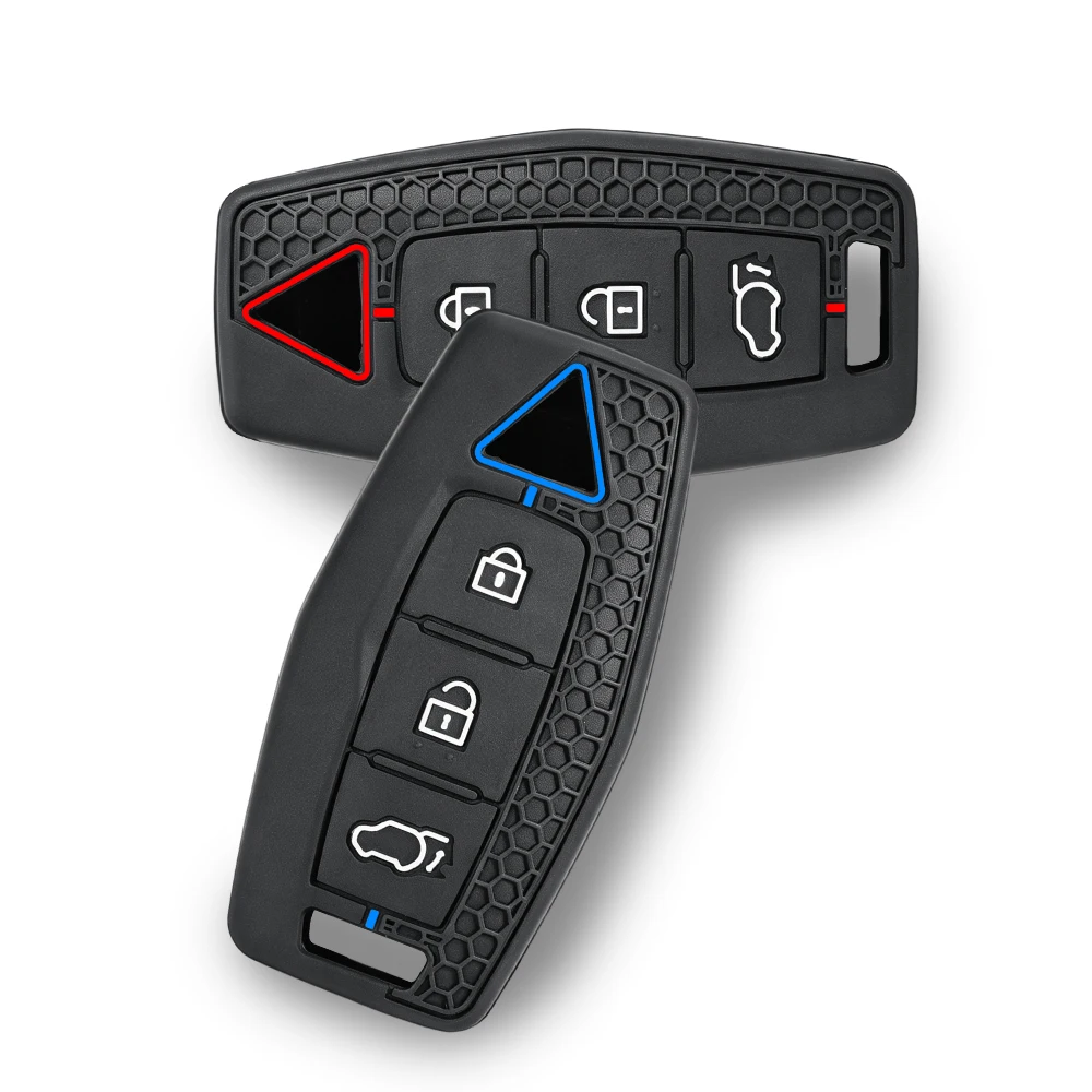 Silicone Car Smart Key Case Cover For Mitsubishi Outlander 2023 2022 3 Bottons Auto Remote Key Shell Fob Holder Accessories view 4