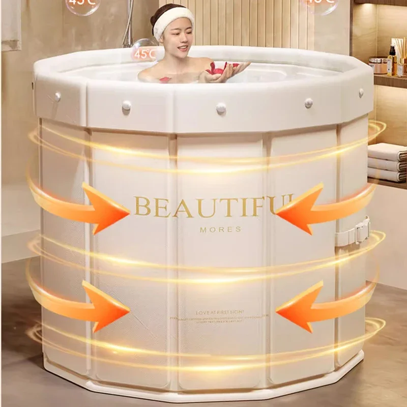 Collapsible Pedicure Hot Bathtub Portable Adults Inflatable Foot Spa Bath Tub Folding Shower Vasca Da Bagno Bathroom Products