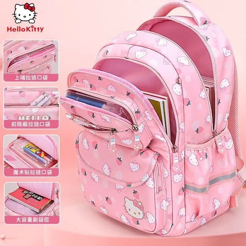 Plecaki dla dzieci Sanrio Anime Cinnamoroll Kawaii zabawki lekki i o dużej pojemności Mochilas aestehic Bag studencki kampus