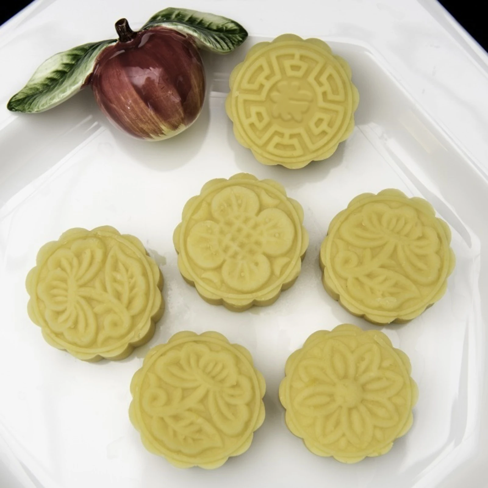 

7pcs 2cm Wooden Stamps DIY Craft Clay Tools Daisy Heart Iron Flower Leaf Maple Pottery Seals Storage Containers