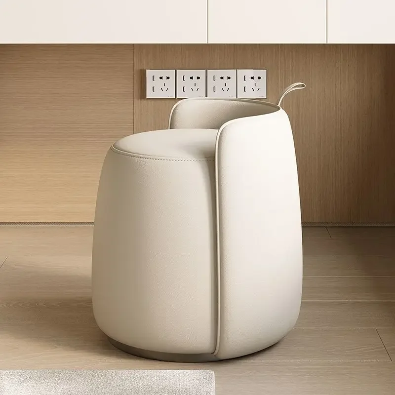 Sofa Stool Simple, Dressing Stool, Home, Bedroom, Low Stool, Rotatable, Stool, Makeup, Living Room, Chair
