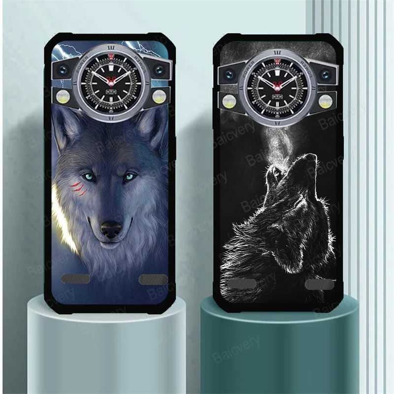 Patterned Cases for Cubot King Kong 9 Kingkong9 King kong9 Kingkong 9 Wolf Soft TPU Shockproof Back Protective Phone Cover