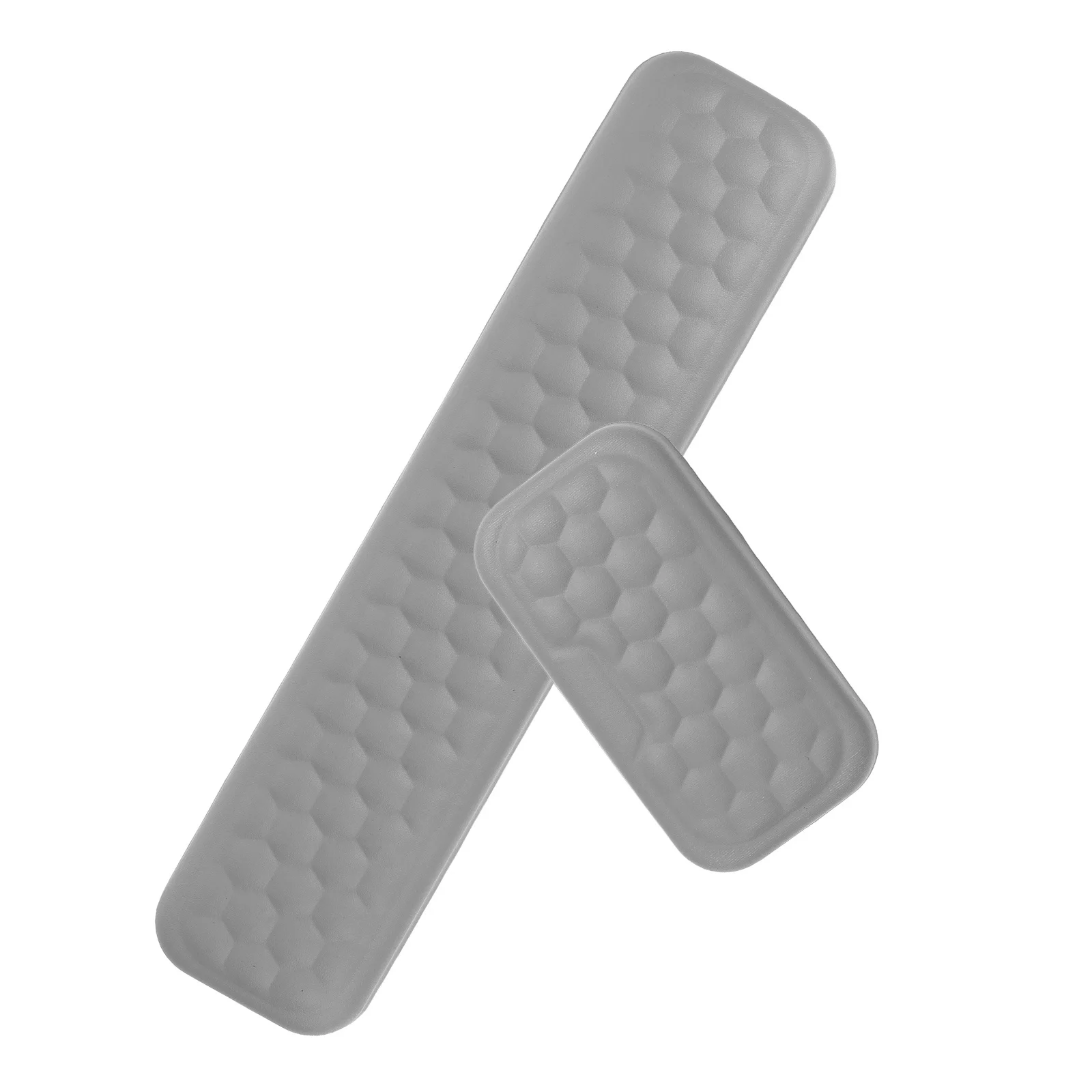 

1 set 1 Set Memory Foam Keyboard Wrist Rest Pad With Mouse Pad Support For Office Desk Ergonomic Wrist Cushion Hand Comfort Desk