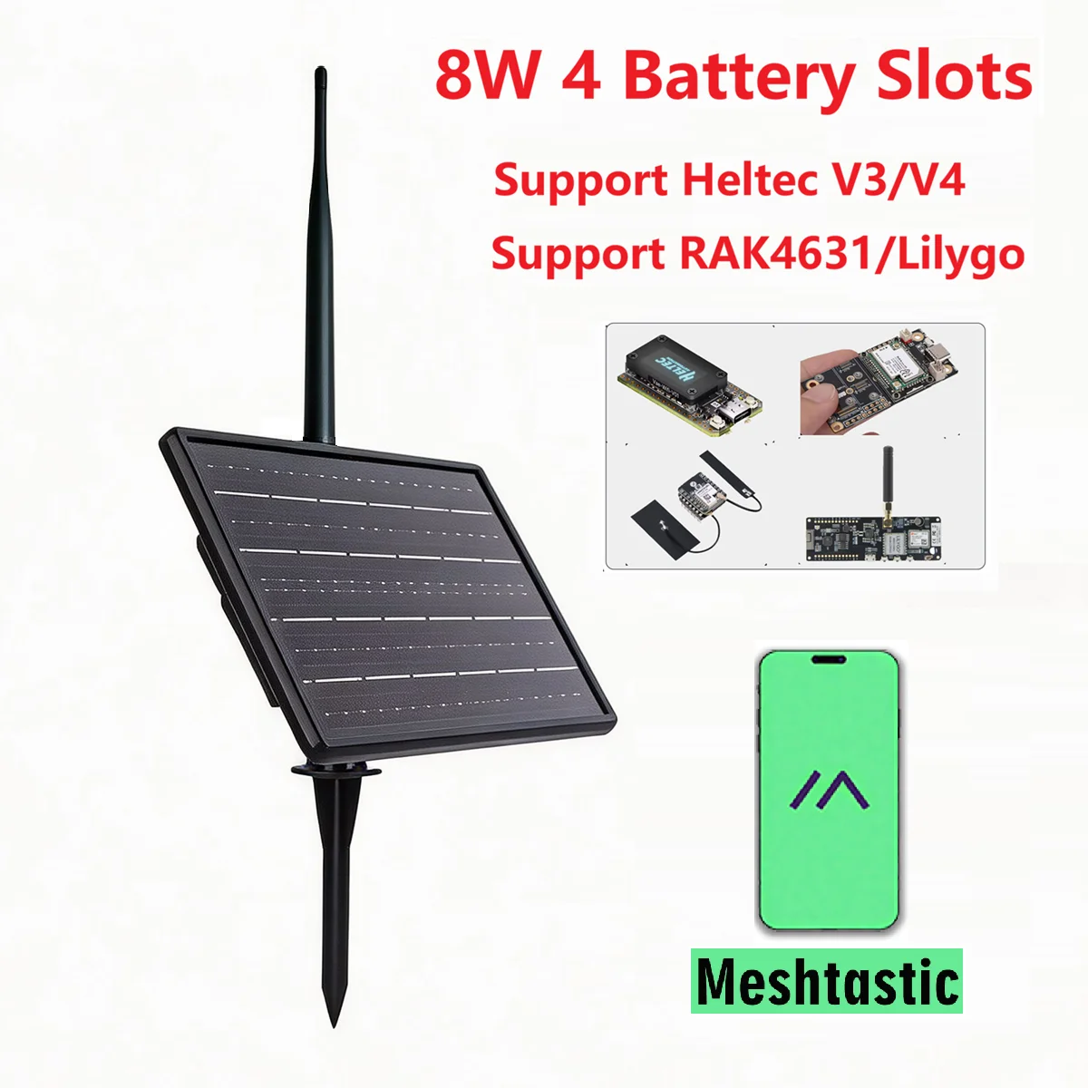 kit-pannello-solare-fai-da-te-8w-433-868-915mhz-impermeabile-per-esterni-app-heltec-lorawan-meshtastic-per-rak4631-lilygo-esp32-arduino-lora-iot