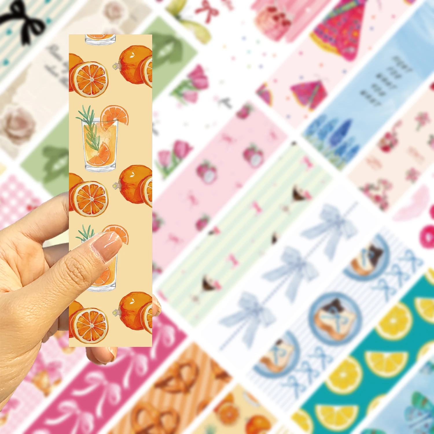 30Pcs Coquette Doodle Bookmarks Assorted Designs Premium Paper Bookmark Set Perfect for Readers Book Page Markers