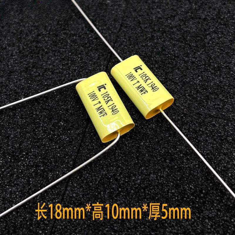 10PCS IC MWF 105 1.0uf 1uf 100v 63v axial fever audio infinite HIFI electric