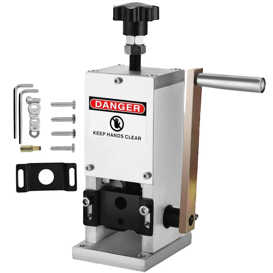 

Manual Wire Stripping Machine 0.060.98 inches Wire Stripper Machine with Hand Crank Portable Wire Stripping Tool Aluminum Cons