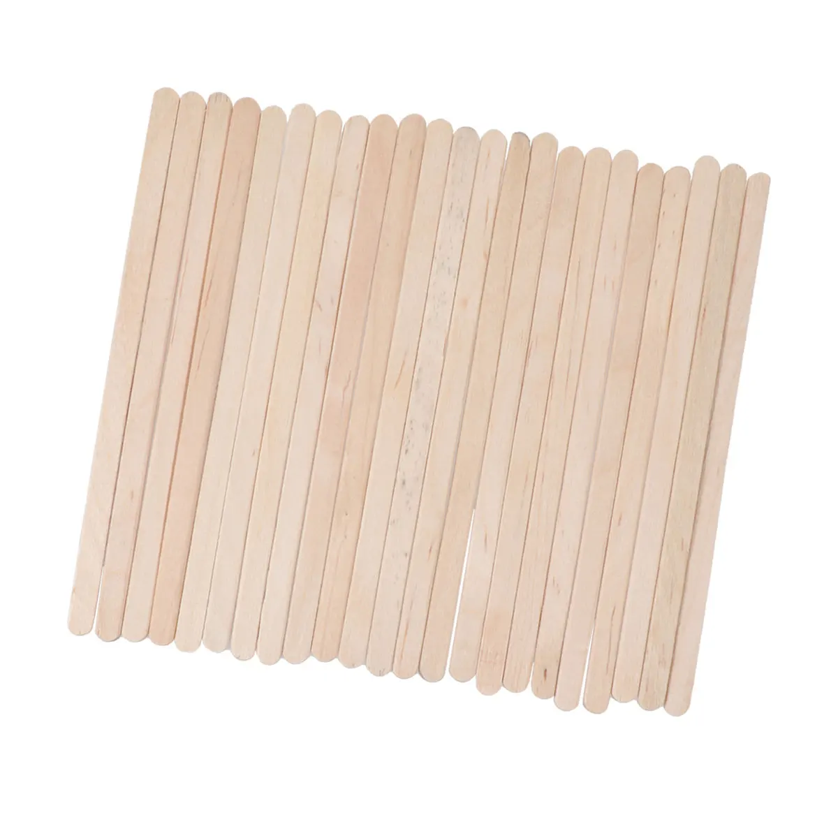 100 قطعة إزالة الشعر الصبح ملاعق خشبية دائمة آمنة المتاح صالون المنزل الشمع عصا مزيل الشعر الشمع مكشطة عديم الرائحة #1