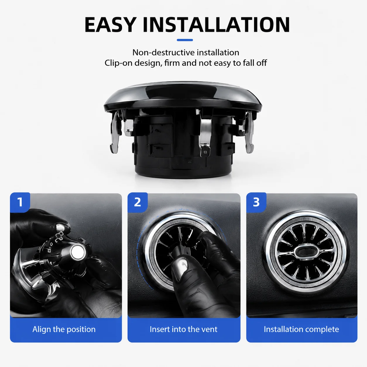 LED Ambient Light Air Vent for Nissan Sylphy 14th Generation 2019-2023 Interior Decorative Atmosphere Lamp Modification Kit