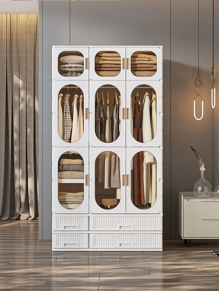 

Simple wardrobe installation-free storage cabinet
