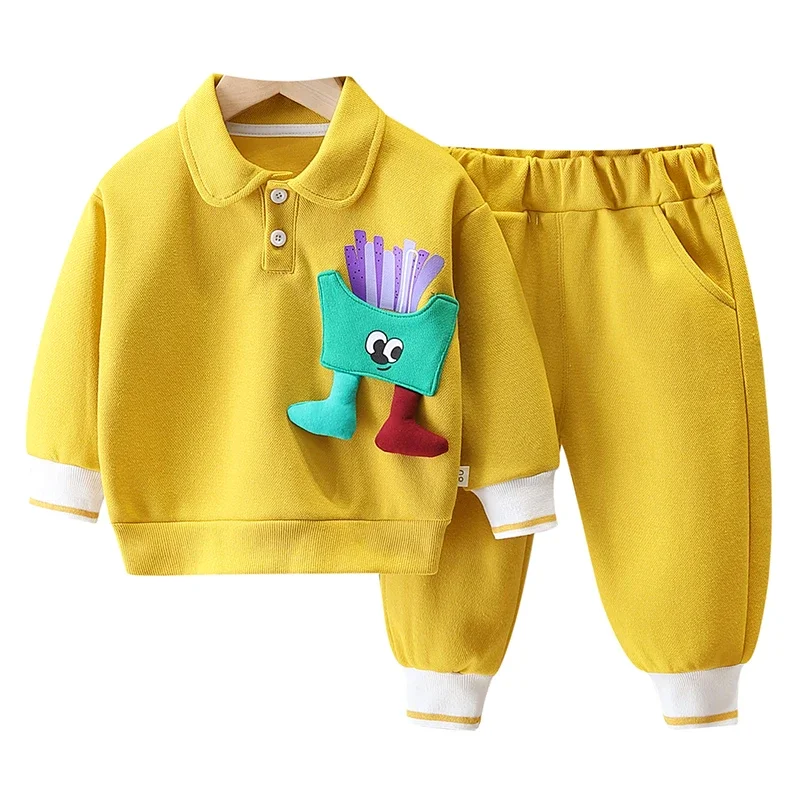 

New Autumn Fashion Baby Clothes Set Children Boys T-Shirt Pants 2Pcs/Sets Toddler Clothing Infant Cotton Costume Kids Tracksuits