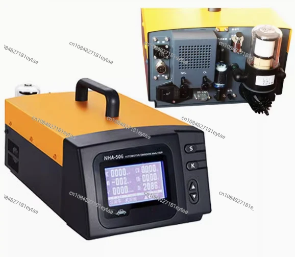 NHA-506 Portable Vehicle Exhaust Gas Analyzer Five Gases HC/CO/CO2/O2/NO Concentration Universal Emission Detector