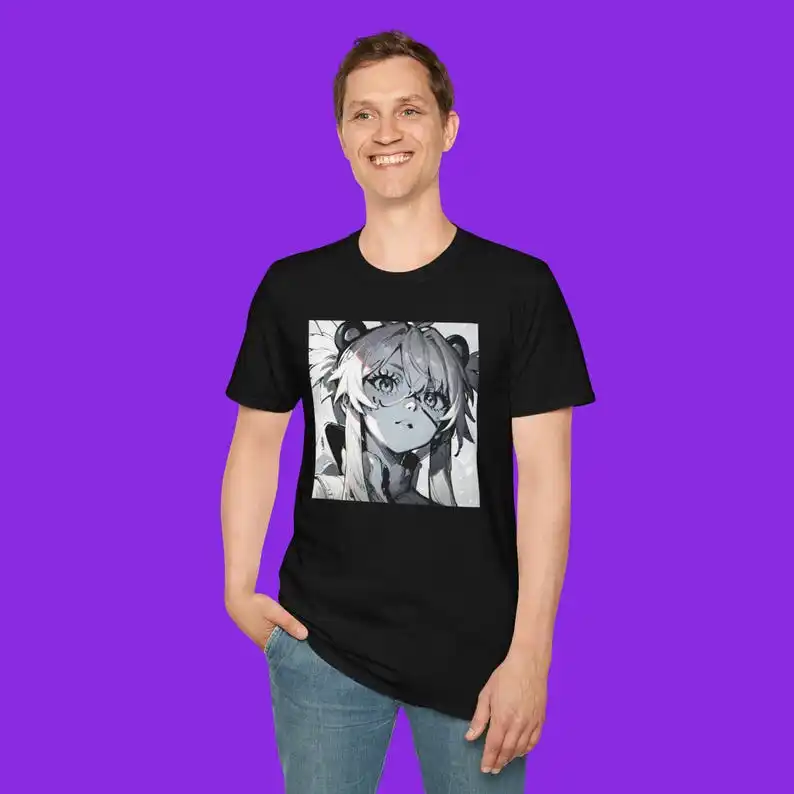 Zenless Zone Zero Shirt | Fan Art Shirt | Ellen Joe Shirt (Grayscale)