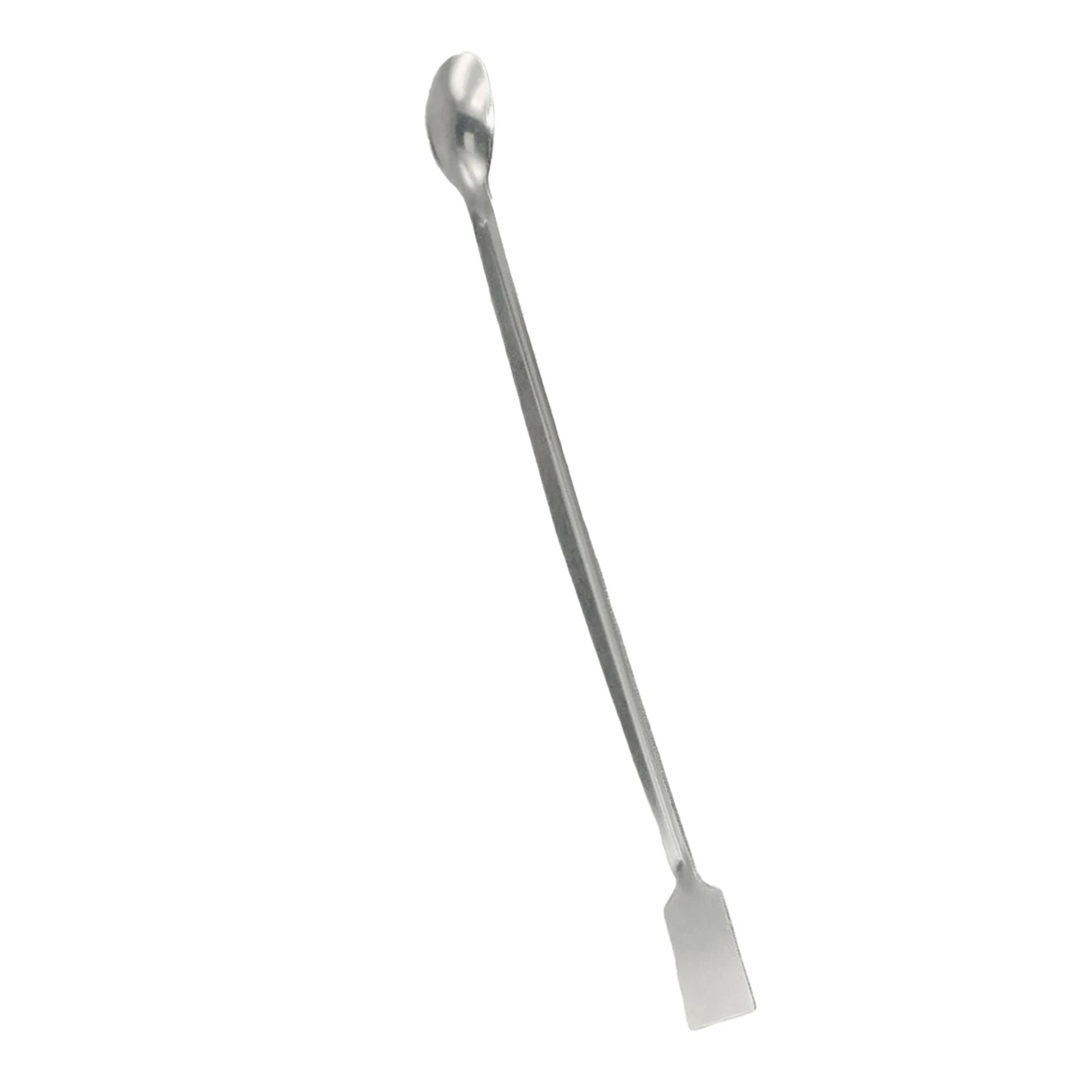 Double End Lab Sampling Spoon Spatula Tool 2Pcs Stainless Steel 20cm for Transfer of Powder and Granular Materials in Labs