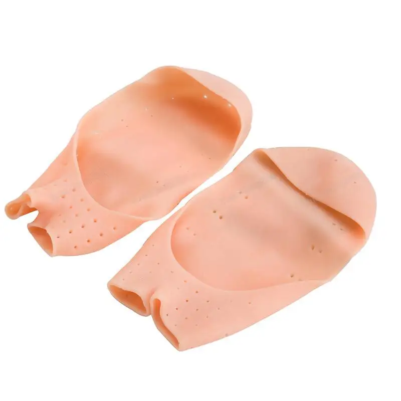 Silicone Insoles Sneakers Forefoot Pad Orthopedic Shoe Pad Pain Relief Silicone Boat Sock for Women Separator Foot Care Products