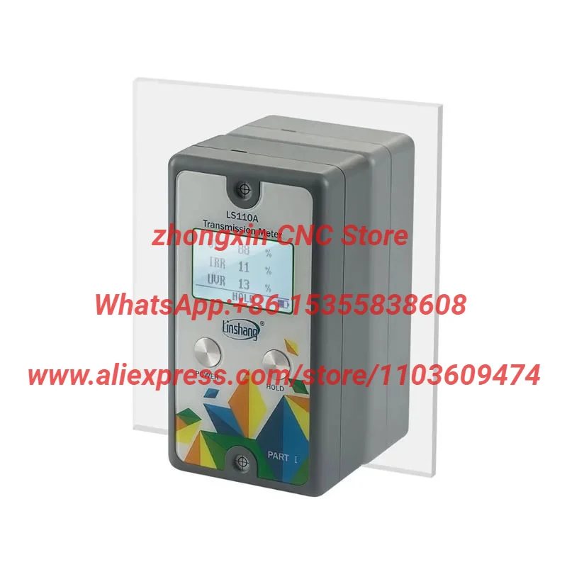 Light Transmission Meter LS110A Split Transmission Meter,Linshang IR UV Visible Light Transmittance Meter For Front Window Glass