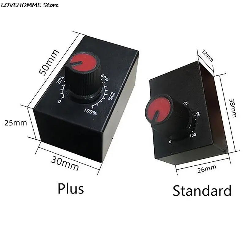 Mini DC 0-10V 1-10V manopola Dimmer 0-100% scala potenziometro elettronico per LED dimmerabile coltiva luci Driver di alimentazione