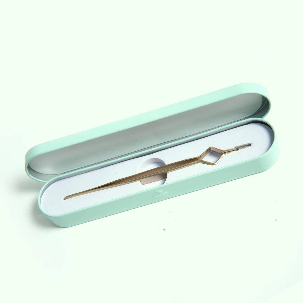 Eyelash Tweezers Isolating Target Lashes Clipper Pinzas for Lash Artists Wide View Pince Cils