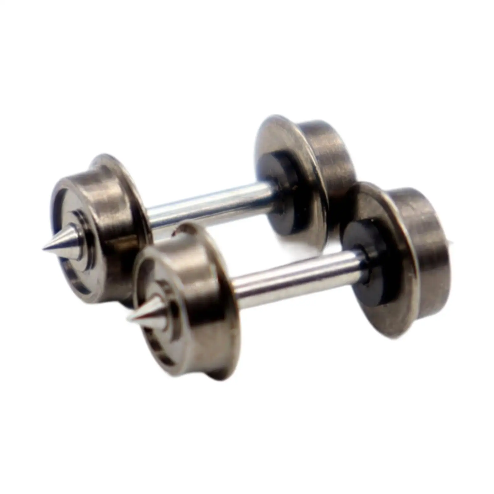 

2Pcs Metal DC Wheels Metal Wheels Modification Replacement Hobby Train Accessory
