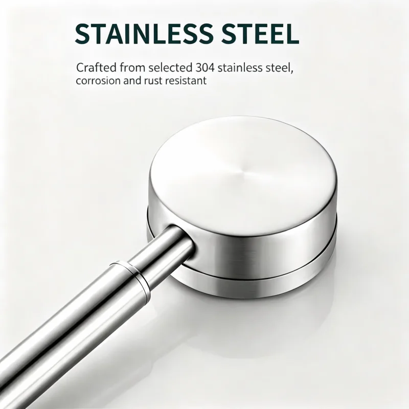 SUS 304 Stainless Steel Handheld Shower Head High Pressure Water Saving Supercharged Rainfall Spray Nozzle Bathroom Accessories