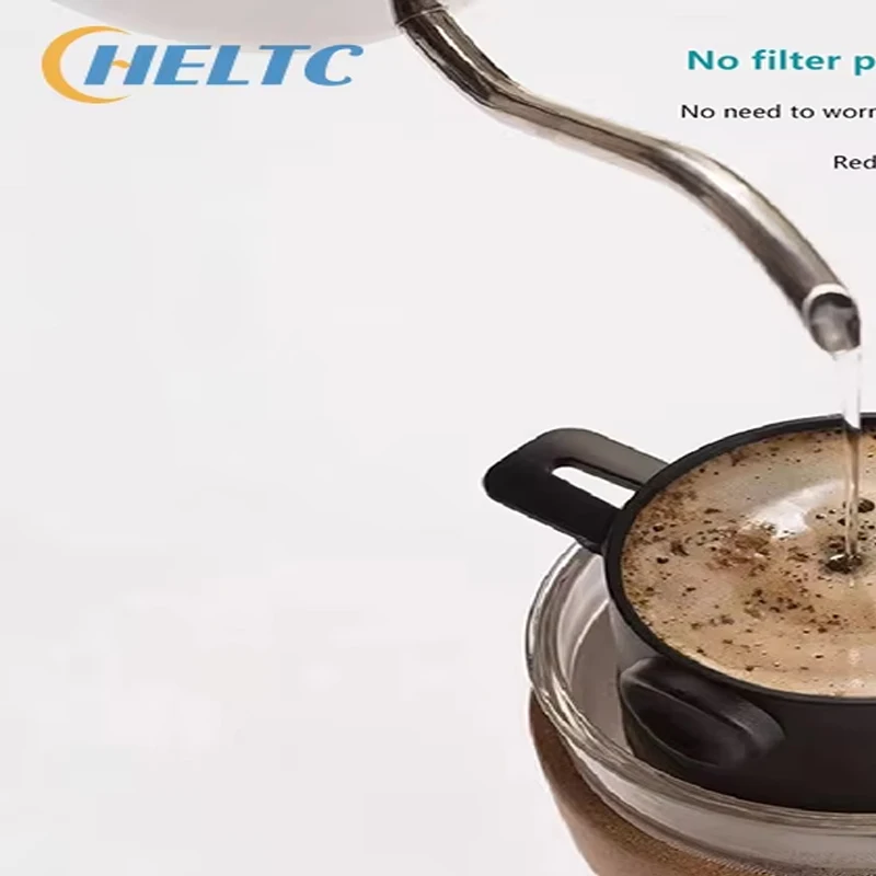 Foldable Portable Coffee Filter Coffee Maker Stainless Steel Drip Coffee Tea Holder Reusable Paperless Pour Over Coffee Dripper