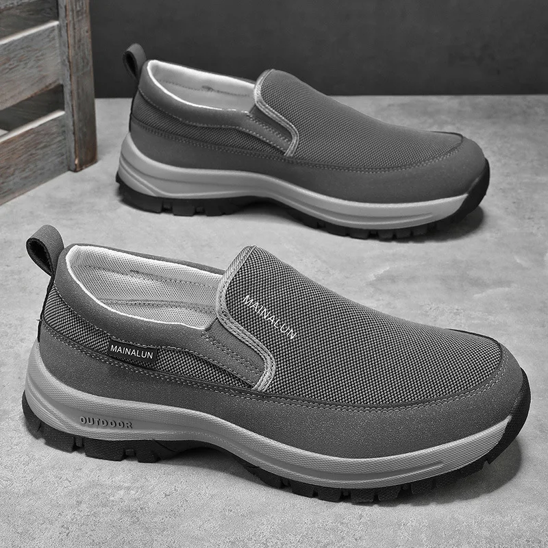 أحذية رجالية كاجوال كلاسيكية بدون كعب رياضية خارجية خفيفة الوزن أحذية تنس أحذية رياضية مريحة مقاومة للاهتراء وغير قابلة للانزلاق