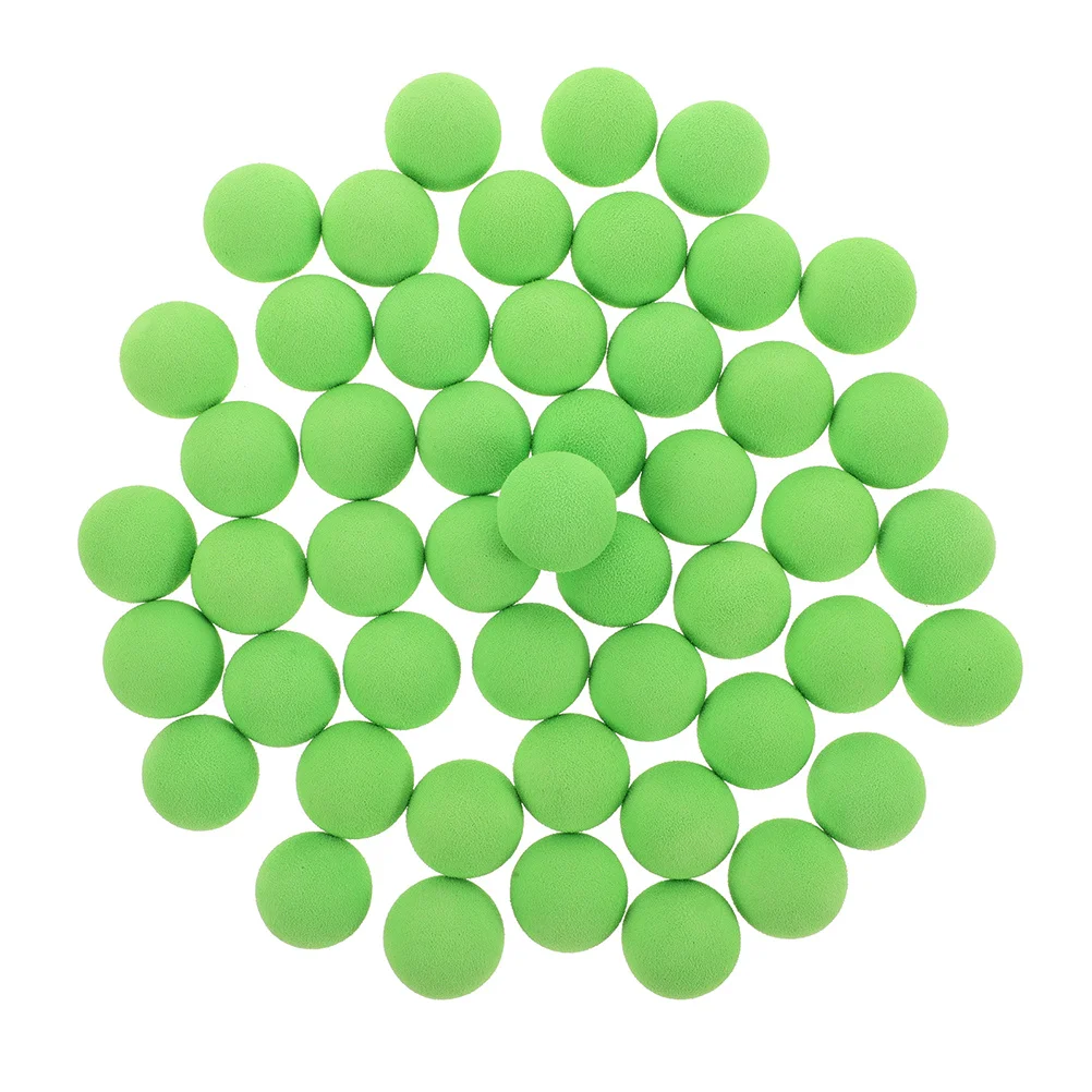 100 قطعة كرات رغوة الإسفنج للأطفال لعبة اطلاق النار الأنشطة الداخلية والخارجية التنسيق بين اليد والعين المدرب استبدال الملء الصغير