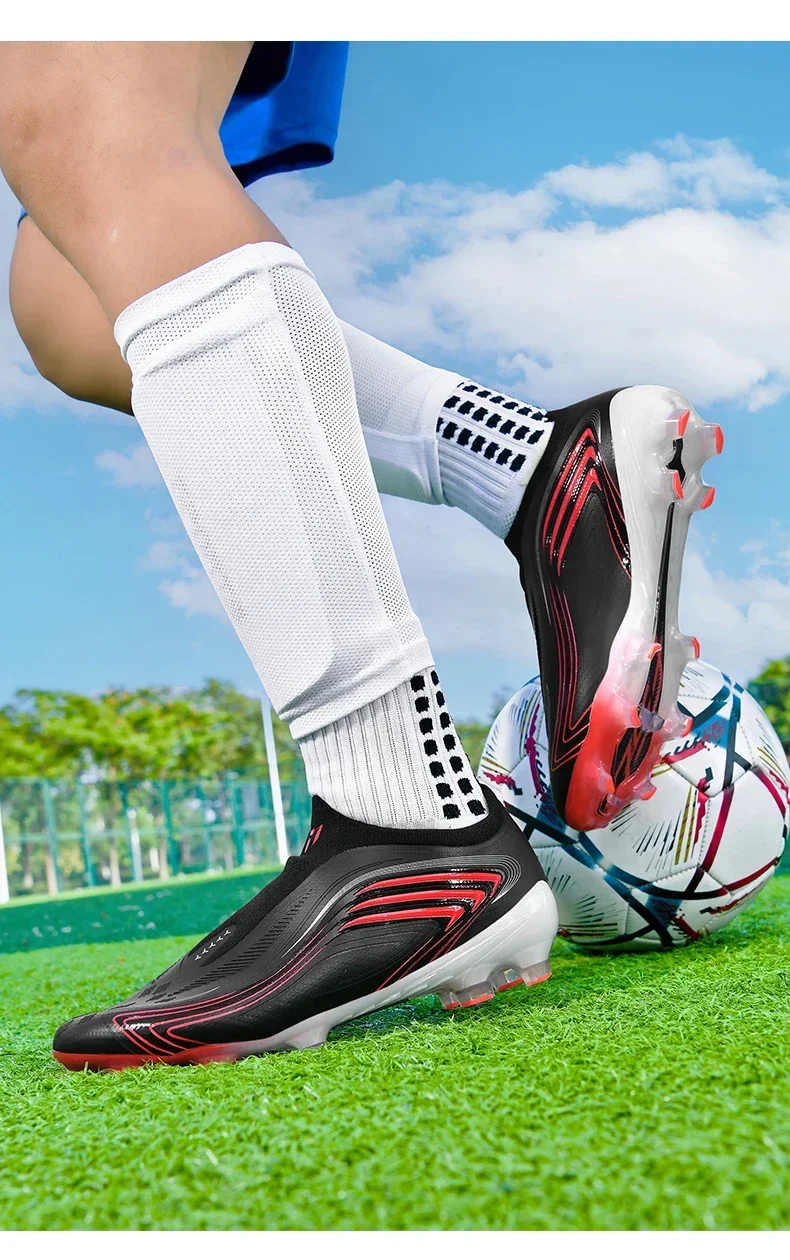 Neue Herren-Fußballschuhe TF/FG Professionelle Unisex-Fußballschuhe im Sonderangebot Ultraleichte Hochwertige Fußballschuhe Damen-Stollenschuhe Sneaker – Detail 9