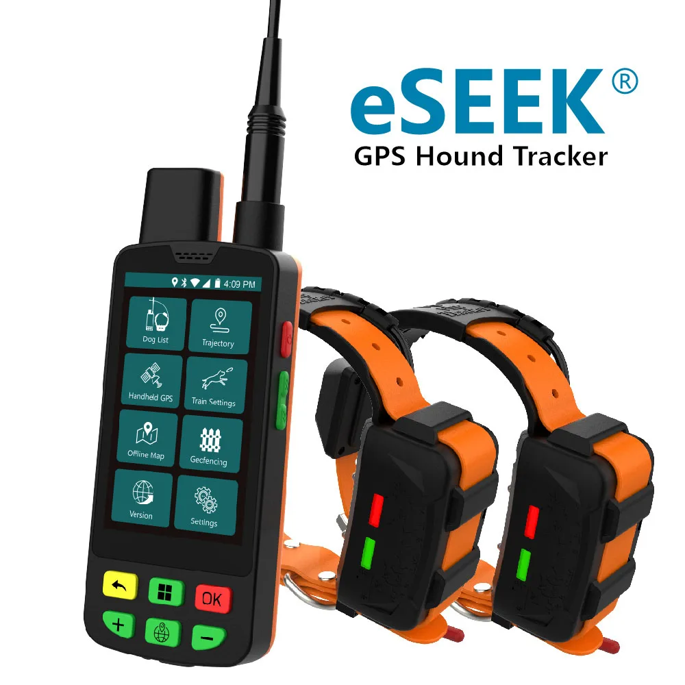 ESEEK GPS Hound Tracking Dog - Unbreakable Standard Titanium Alloy Shell & NFC Data Vault