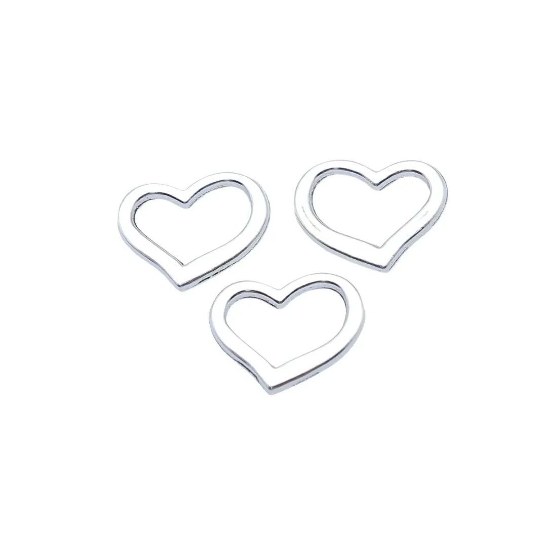 

40pcs 15.6x12.5xmm Zinc alloy metal tibetan silver plated charm T1242 for jewelry making