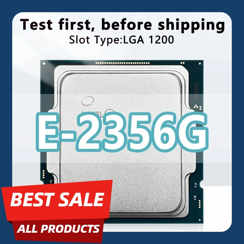 E-2356G 6-Core Server Processor, 3.20GHz 16MB Cache 80W LGA1200 DDR4, for C252 C256 Chipset Server Mainboard