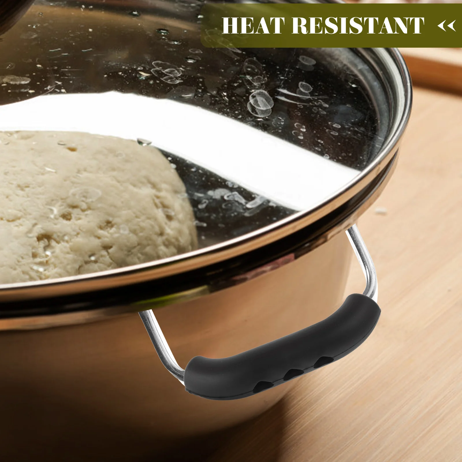 

10pcs Pot Handle Ear Sleeve Heat Resistant Silicone Cover For Cookware Wok Frying Pan Griddle Soup Pot Lid Grip Kitchen