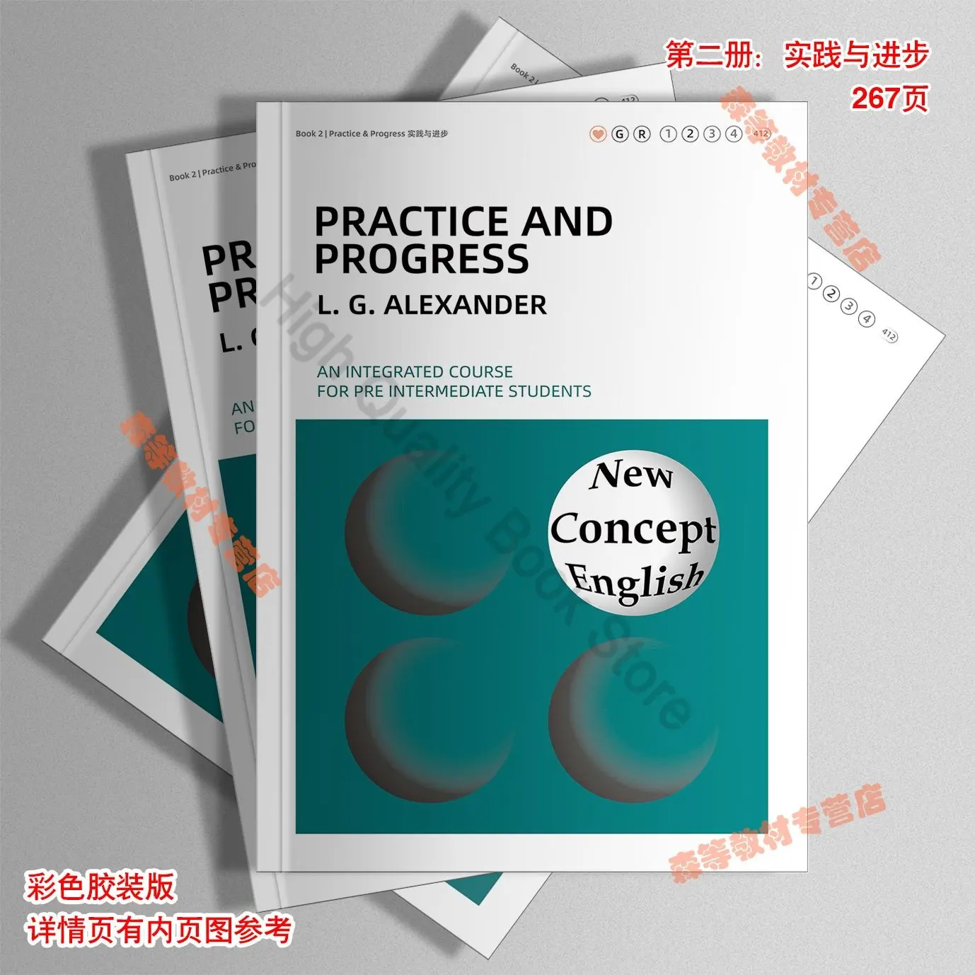 4 Books/Set New Concept English Fluent English Speaking Practice Learning