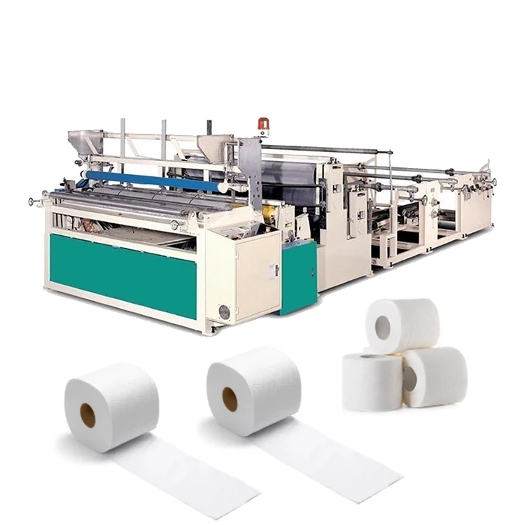 Multi Roll Toilet Tissue Paper Packing Machine Toilet Paper Manufacturing Machine