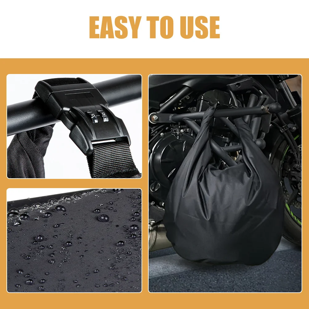 

Storage Bag Waterproof Oxford Material Heavy Duty Travel Pouch for Motorbike Bicycle Organizer Case