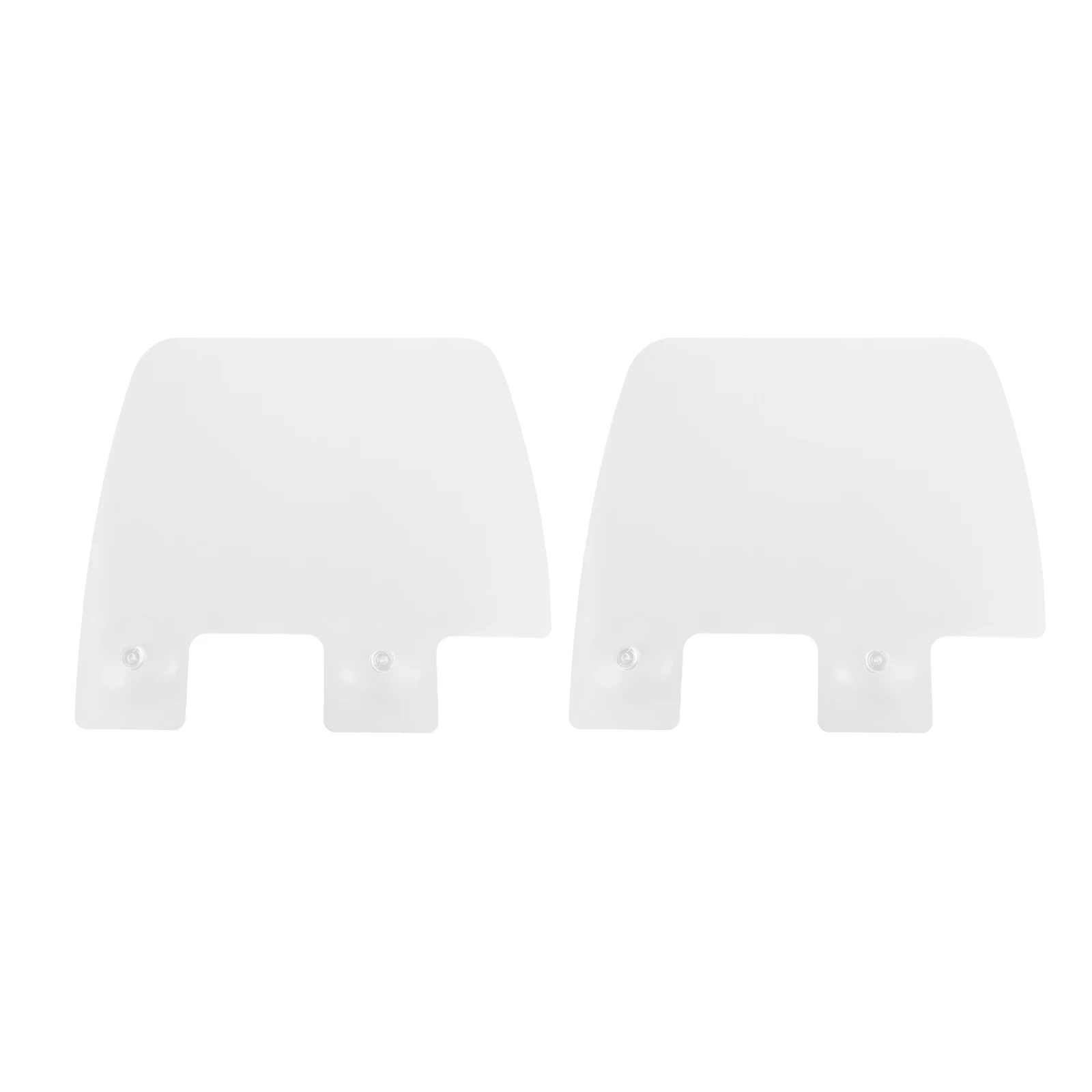 

2pcs Baffle Kitchen Sink Guard Transparent Faucet Protector Plastic Splash Screen Waterproof Suction