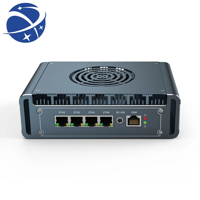 yyhc 4x i226 2.5G LAN 11th Gen Mini Fan Router i7 1165G7 i3 1115G4 2xDDR4 NVMe N5105 pfSense Computer Firewall PC