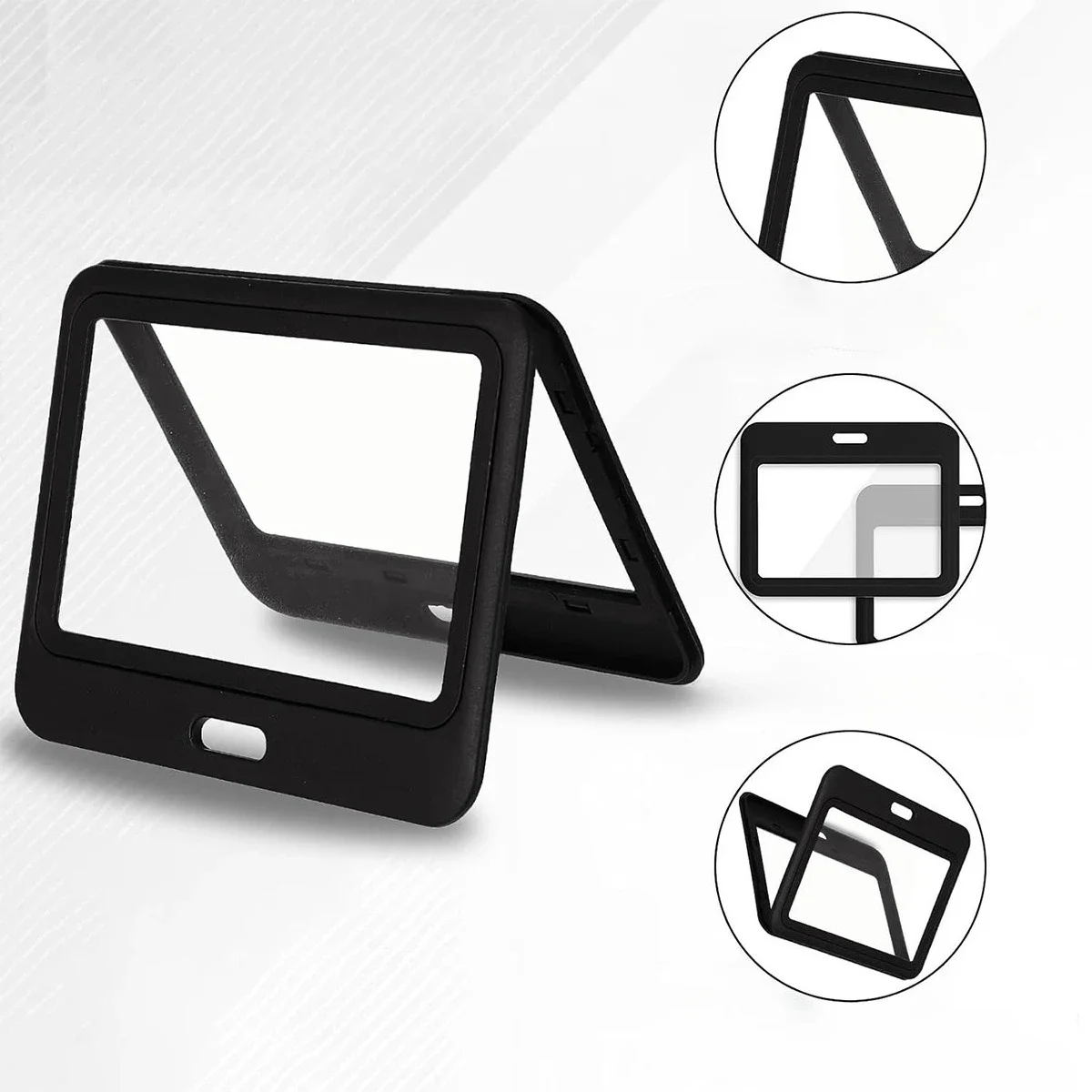 Transparent Plastic Business Card Case Credit Card Holder Sleeve for Men And Women Student ID Bank Card Protector Cover