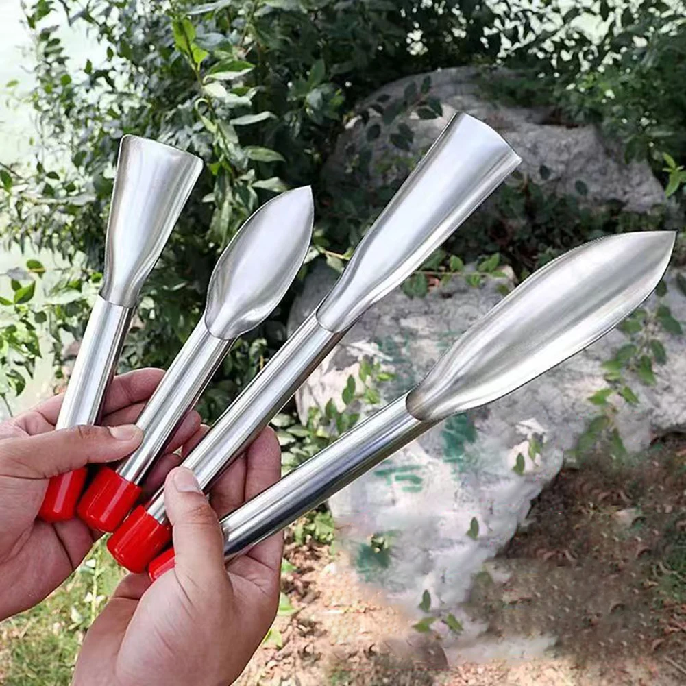 2 Pcs Gardening Tool Set Gardening Shovel Weeding Digging Soil Farming Shovel Stainless Steel for Planting Flowers Potted Plant