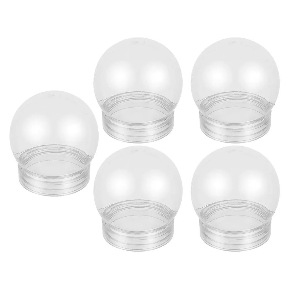 

Набор из 5 прозрачных пластиковых шаров для создания снежных шаров своими руками, пустые, для наполнения водой