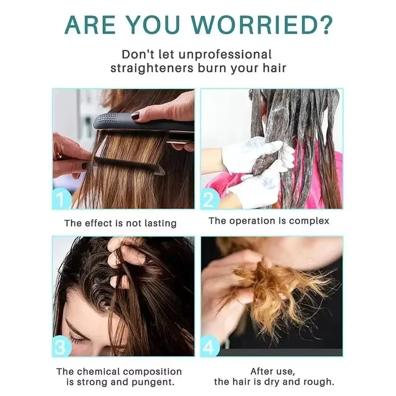 Magical Keratin Hair Mask Professional Fast Repairing เสีย Frizzy ขน Soft Smooth เงาถาวร Straightening Hair Care