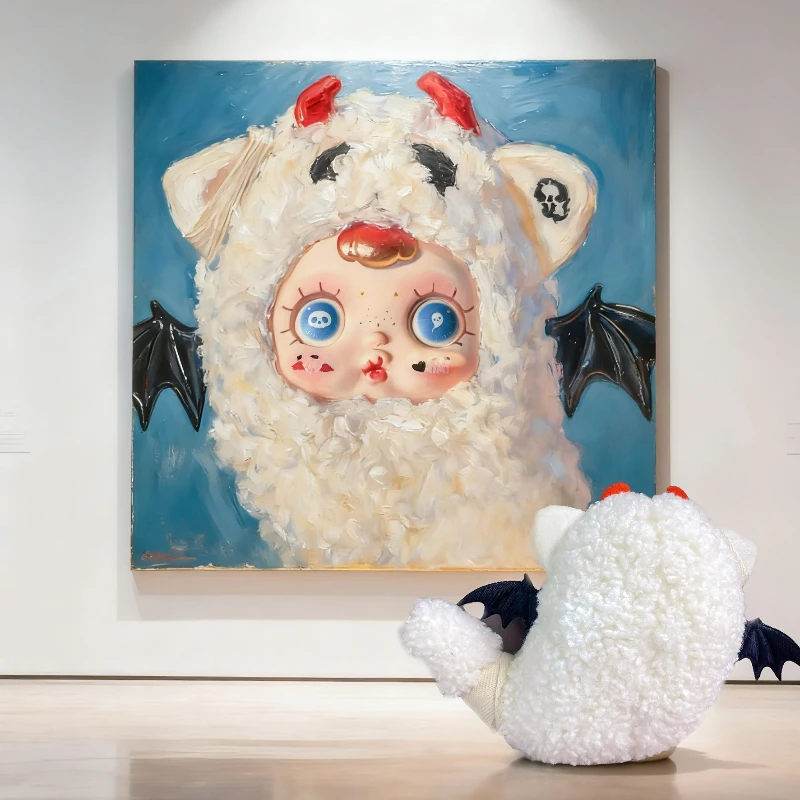 Mm açúcar bebê vinil pelúcia caixa cega na moda colecionável elf festa série halloween noite jogar pingente presente para entusiastas de brinquedo