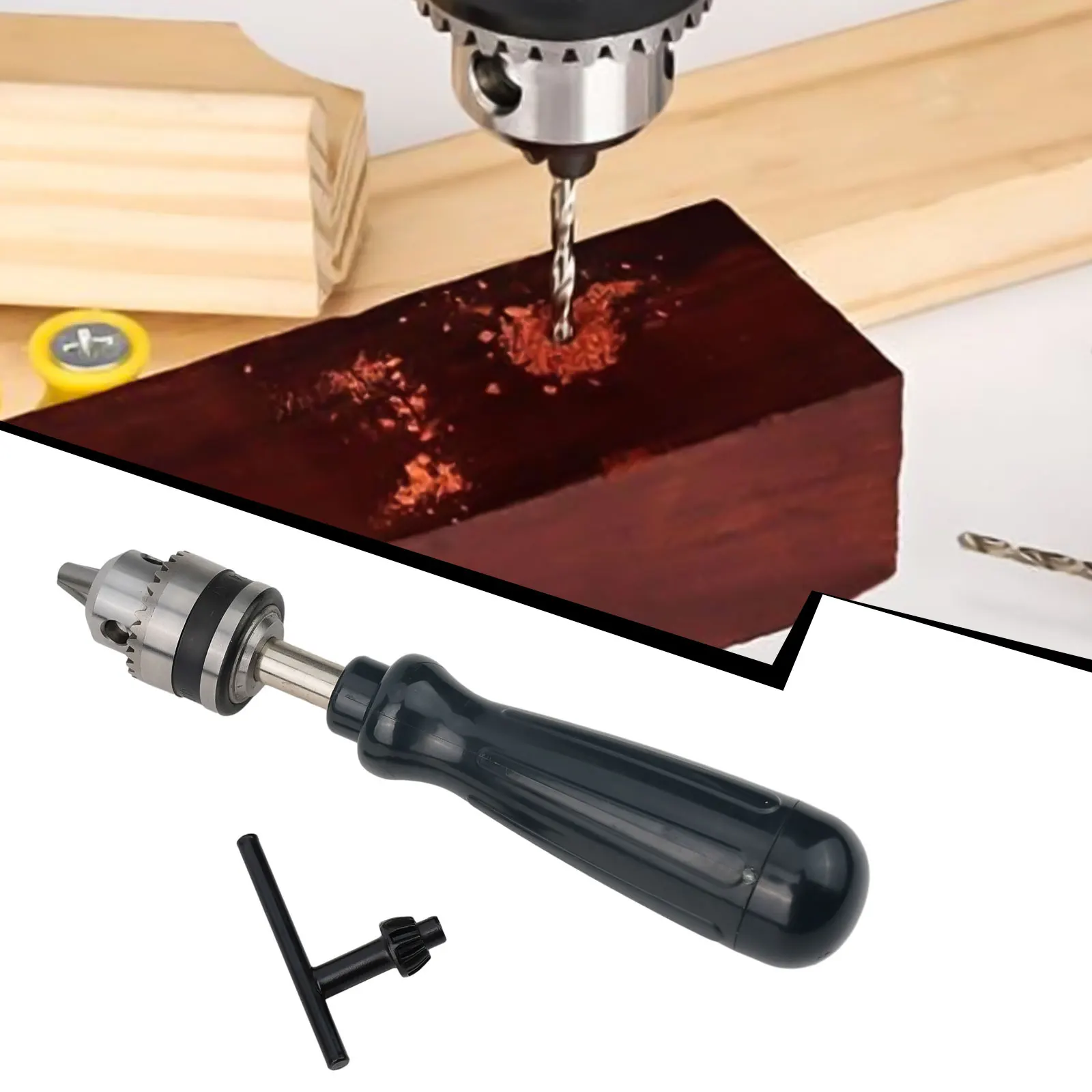 Lightweight Hand Drill With Keyless Chuck For PCB Drilling And Precision Work On Carbon Fiber Fiberglass And Plastic Materials