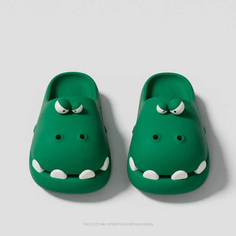 

Ugly and Cute Dinosaur Slippers Women Home Shoes Suitable for Wearing Indoors and Outdoors Man Eva Cool Slippers Festival Gift