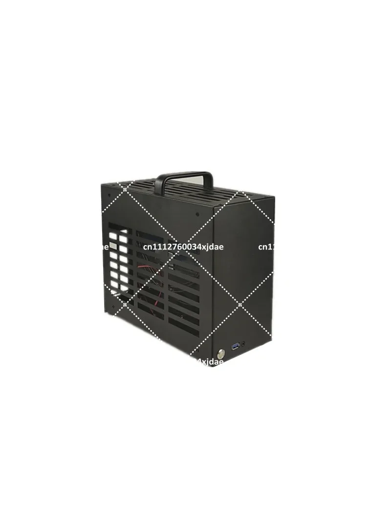 Mini ITX Small Case, Portable A4 Computer Case for 1U Power Supply SFX, K39T40 Metal Chassis