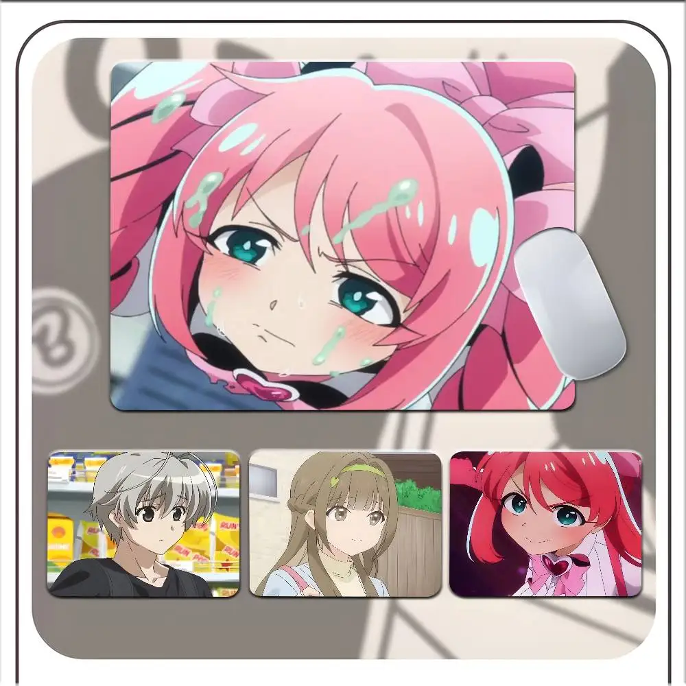 Classic LOVE Game Anime Nagisaka Haruka No Secret Cute Small Mousepad Keyboard Pad Laptop Cushion Non-slip Deskpad